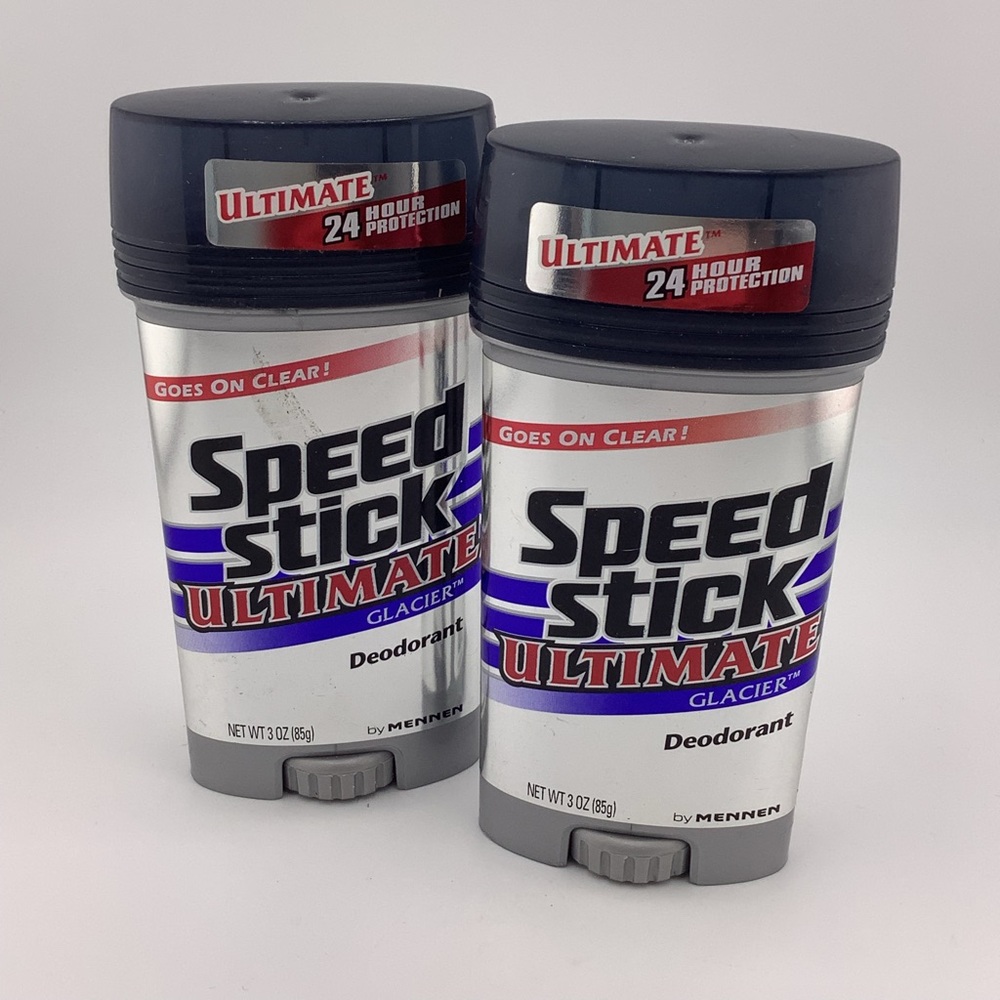 Lot of 2 New Speed Stick Ultimate Glacier Deodorant 3oz